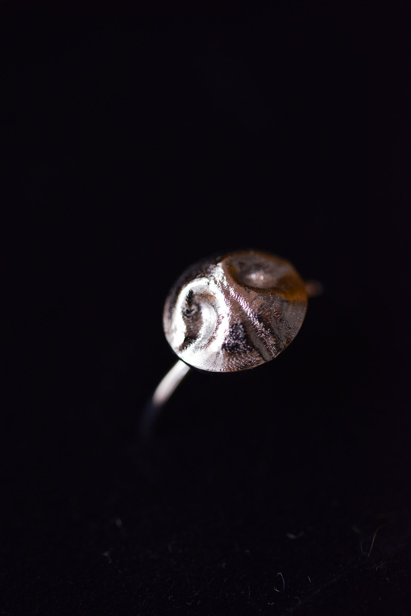 925 Silver Nose Print Ring