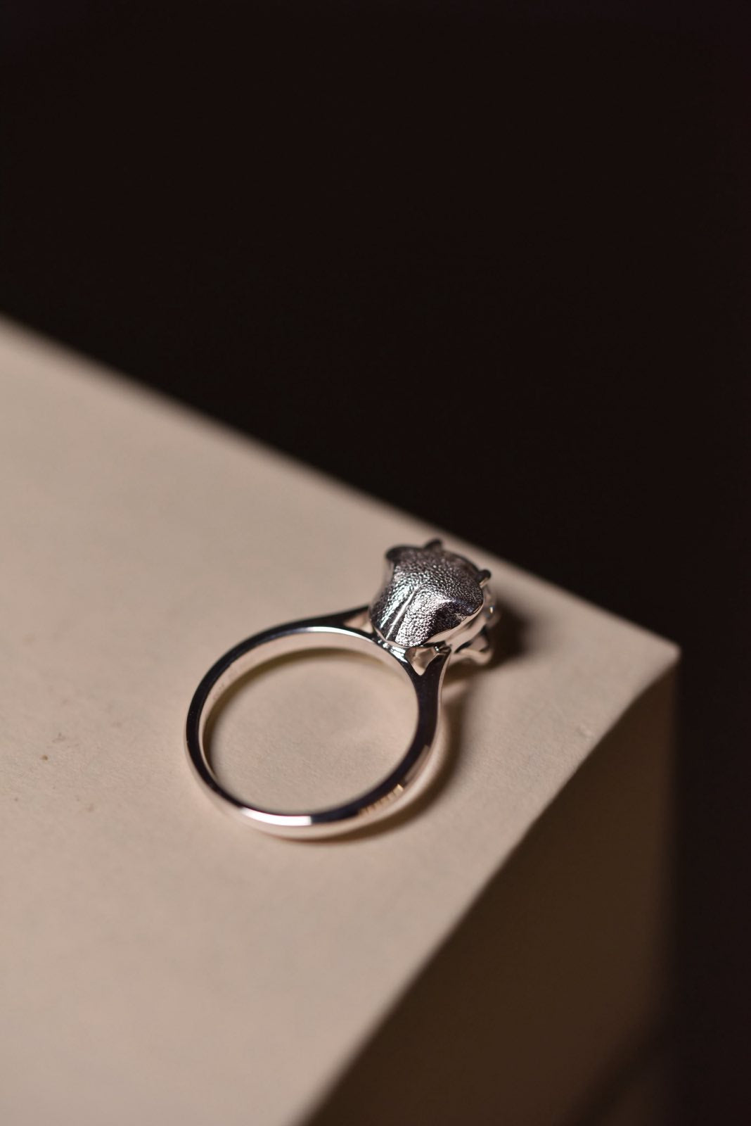 925 Silver Whiskered Elegance Imprint Ring (w/o diamond)