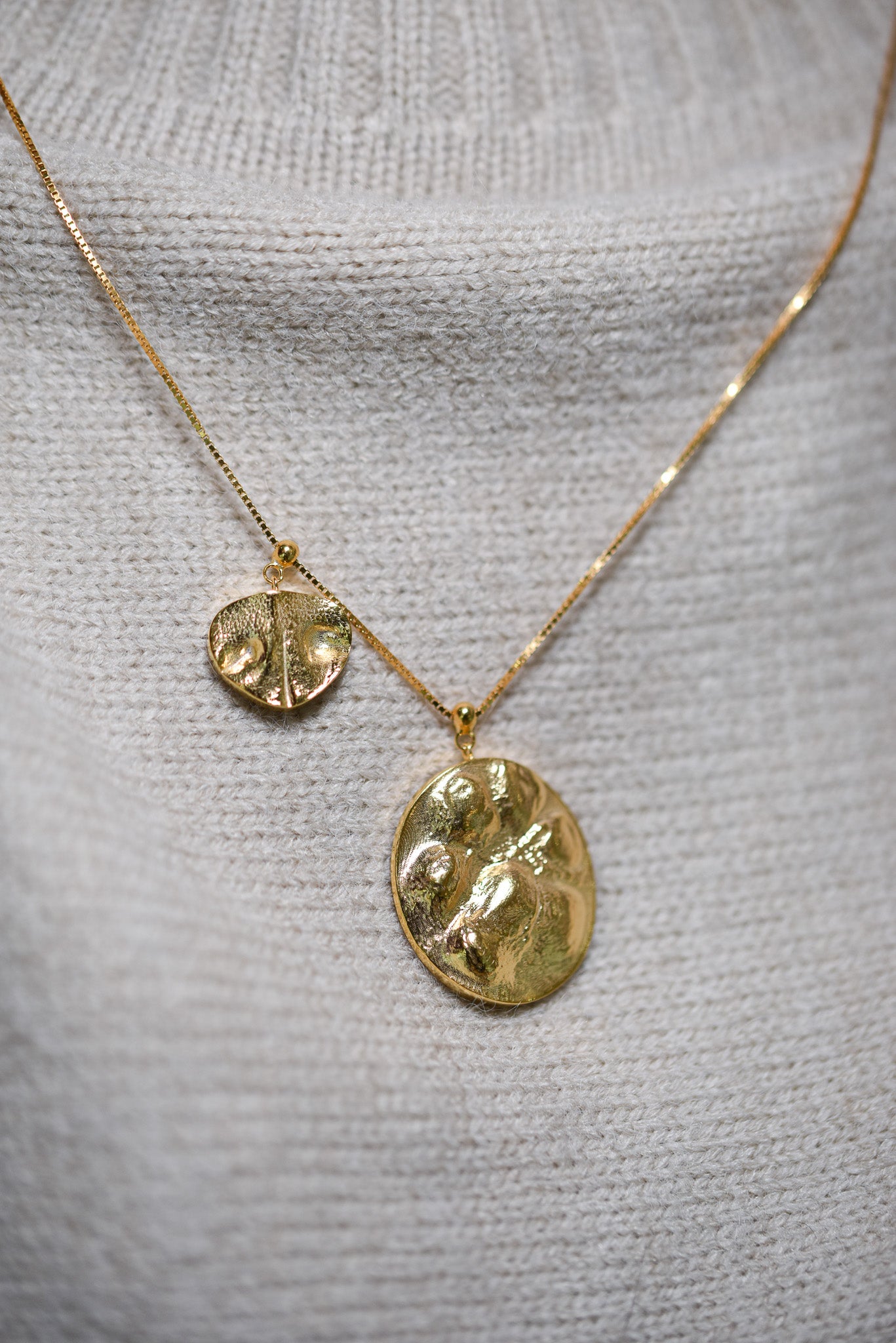 Single-side - 3D Re-scaling Imprint Pendant