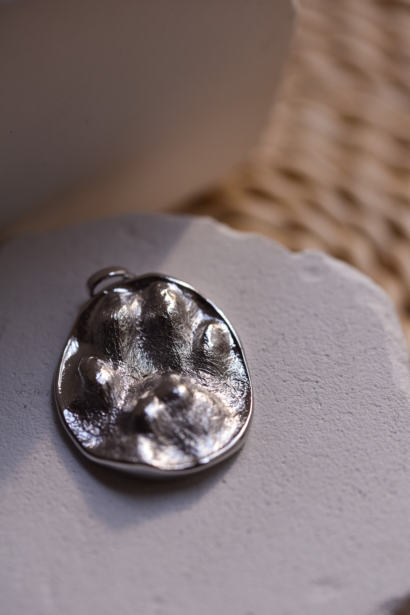 【CAT / EXOTIC PET】Single-side - 1:1 Paw Imprint Pendant