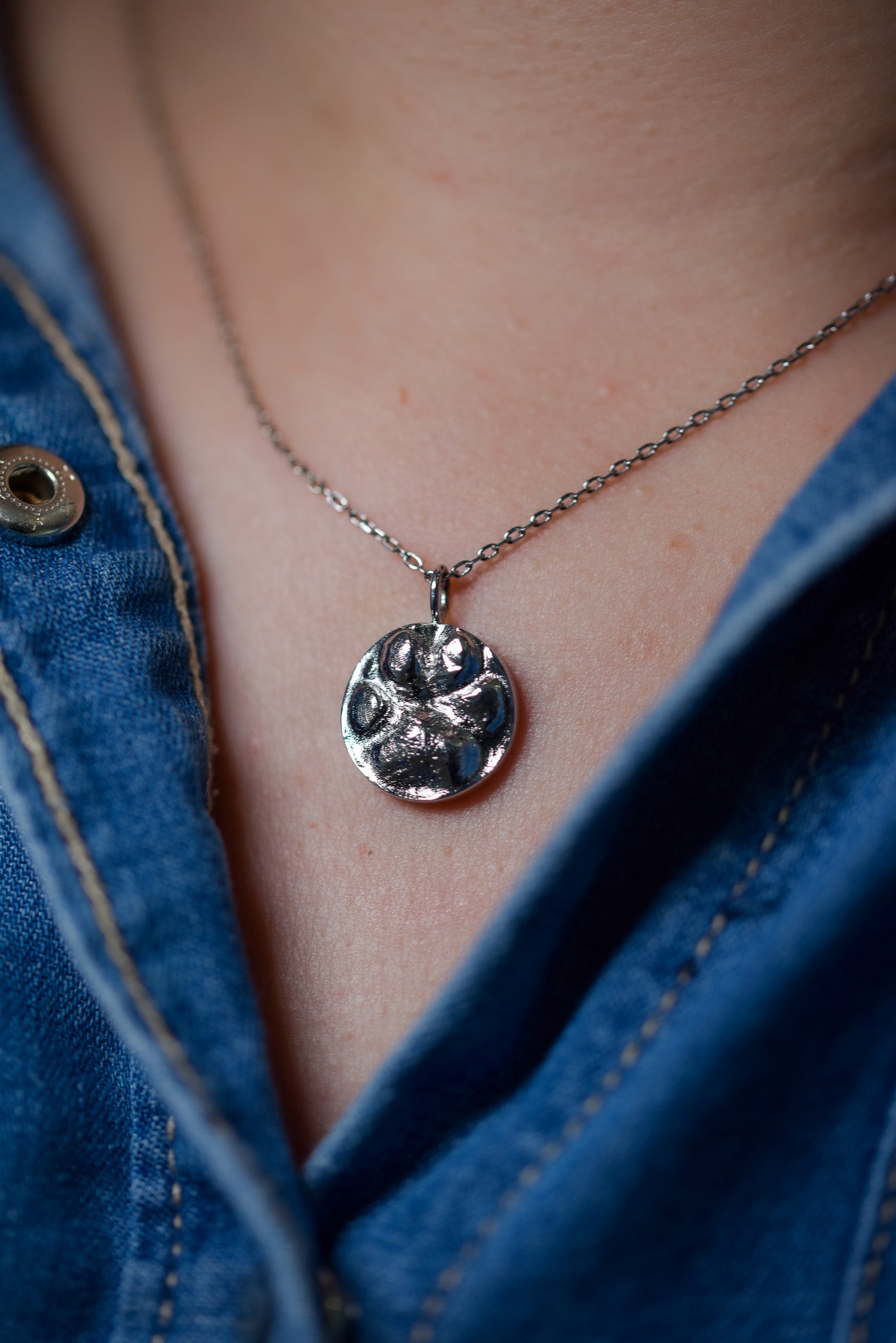 Single-side - 3D Re-scaling Imprint Pendant