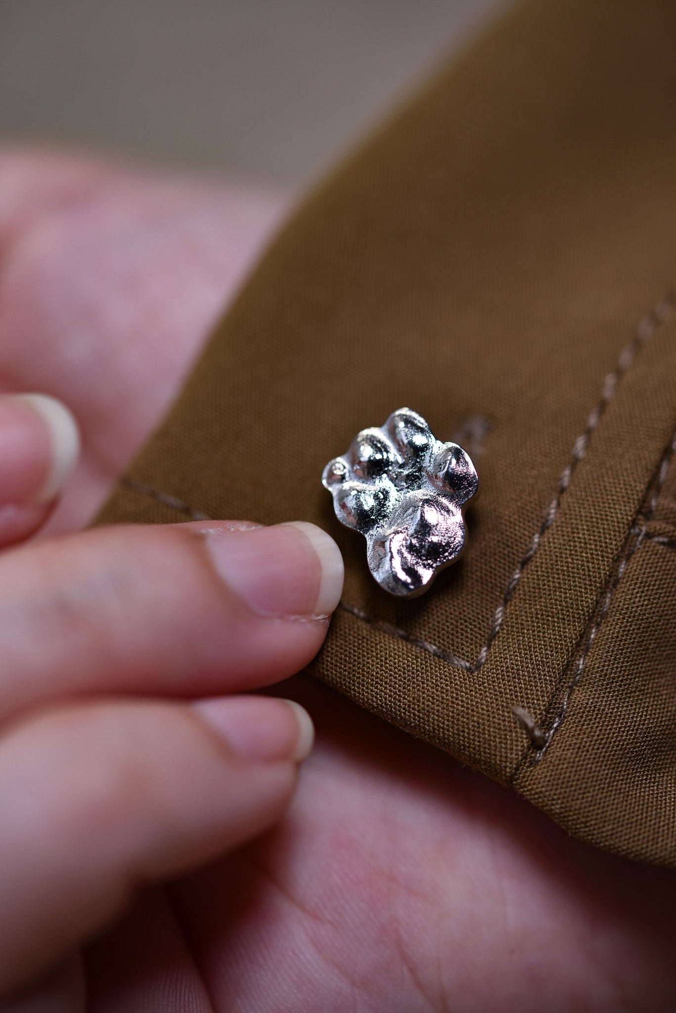 925 Silver Imprint Cufflink